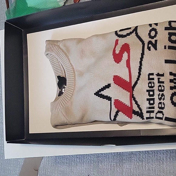 Low Lights StudiosDesert White Knit Sweater - Picture 7 of 8